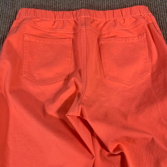 Isaac Mizrahi Pants Women's 14 Pink Pull On Live Ankle Stretch Comfort Golf Work - Picture 14 of 16